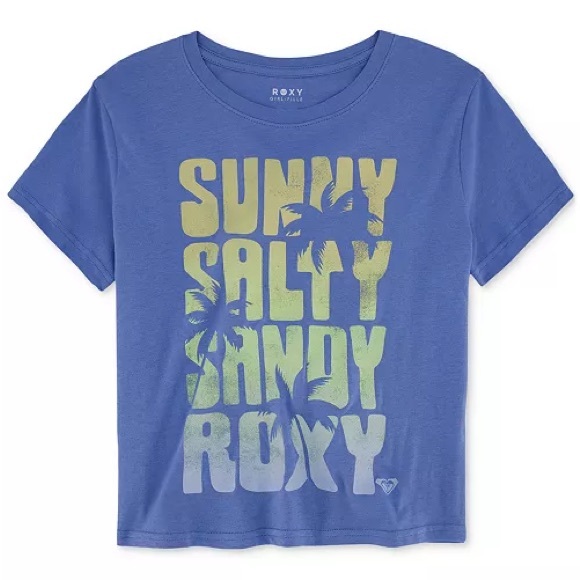 Roxy Other - Roxy Sunny Salty Sandy Blue Tee